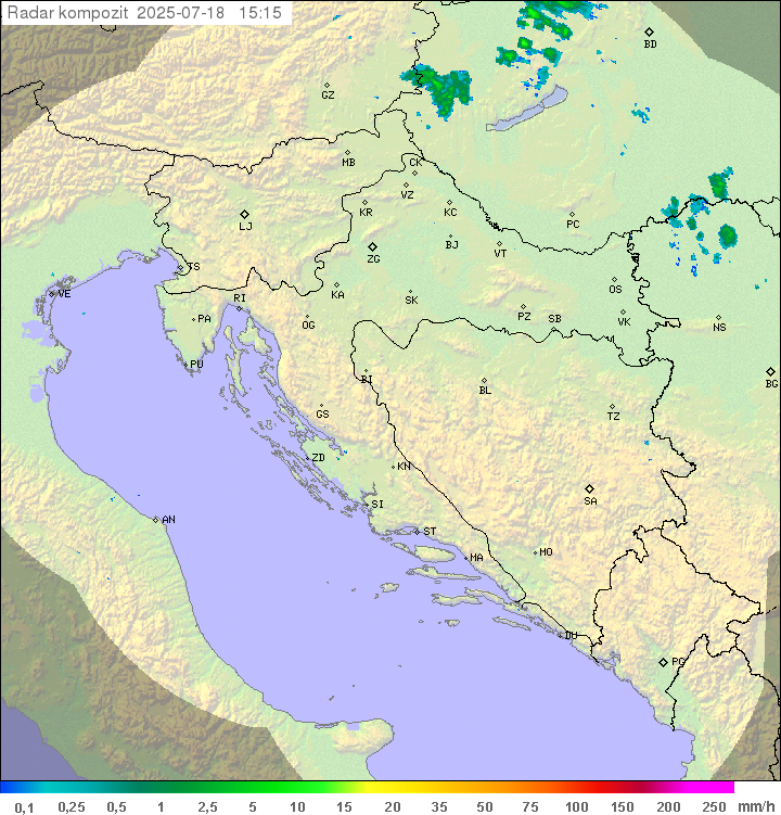Padavine Hrvaška