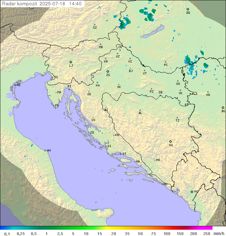 Padavine Hrvaška