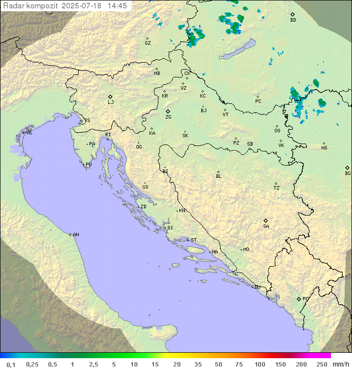 Padavine Hrvaška