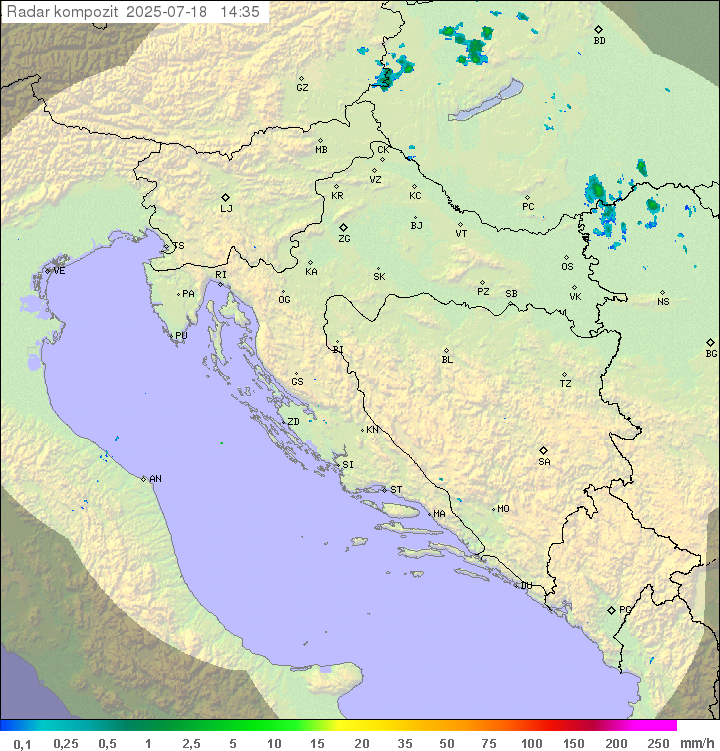 Padavine Hrvaška