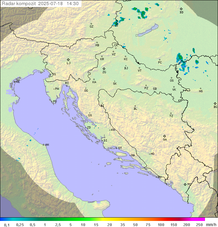 Padavine Hrvaška