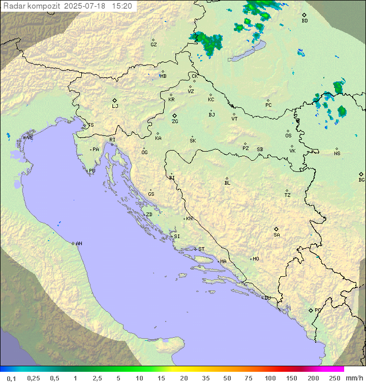 Padavine Hrvaška