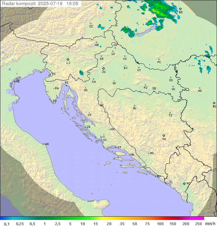 Padavine Hrvaška