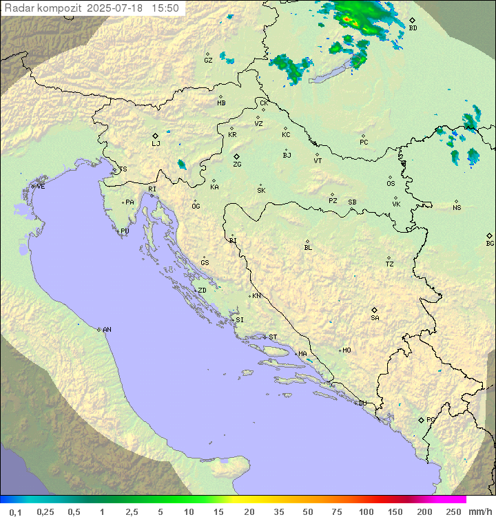 Padavine Hrvaška