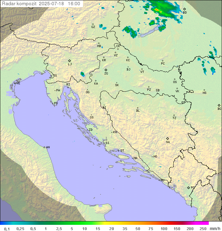 Padavine Hrvaška