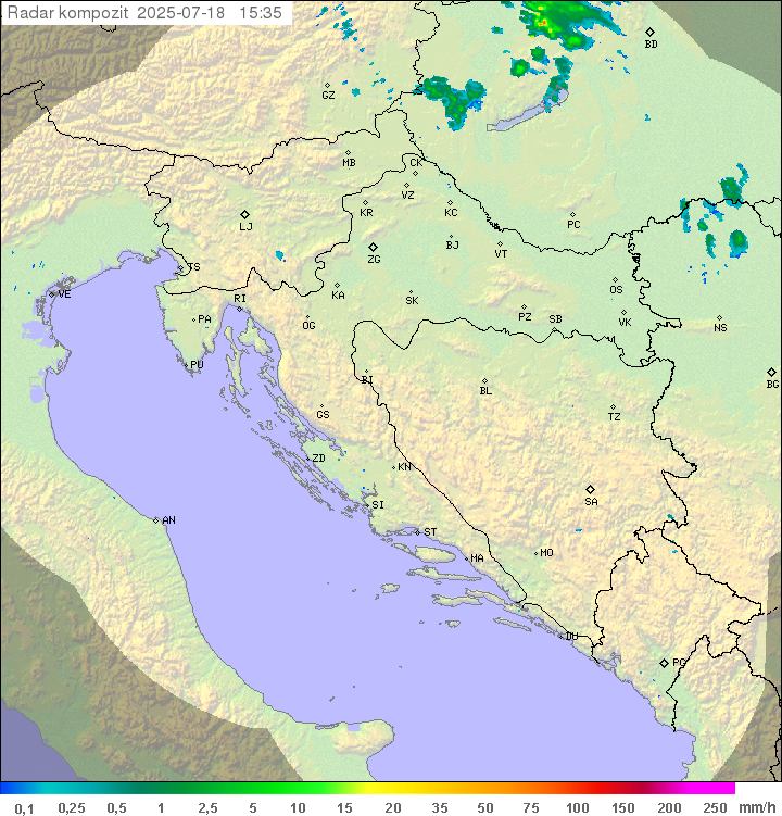 Padavine Hrvaška