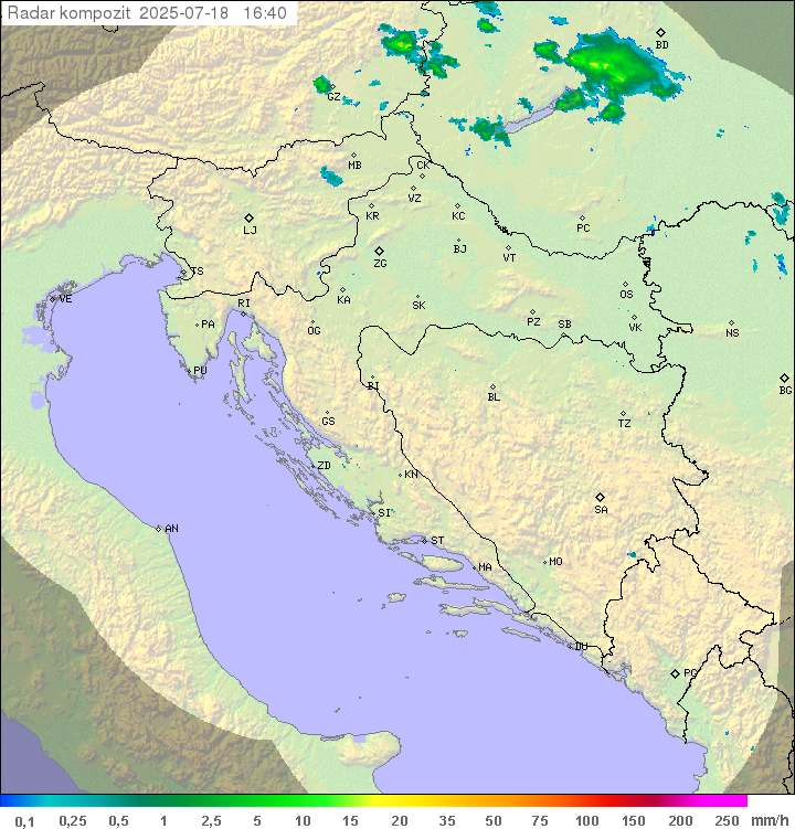 Padavine Hrvaška