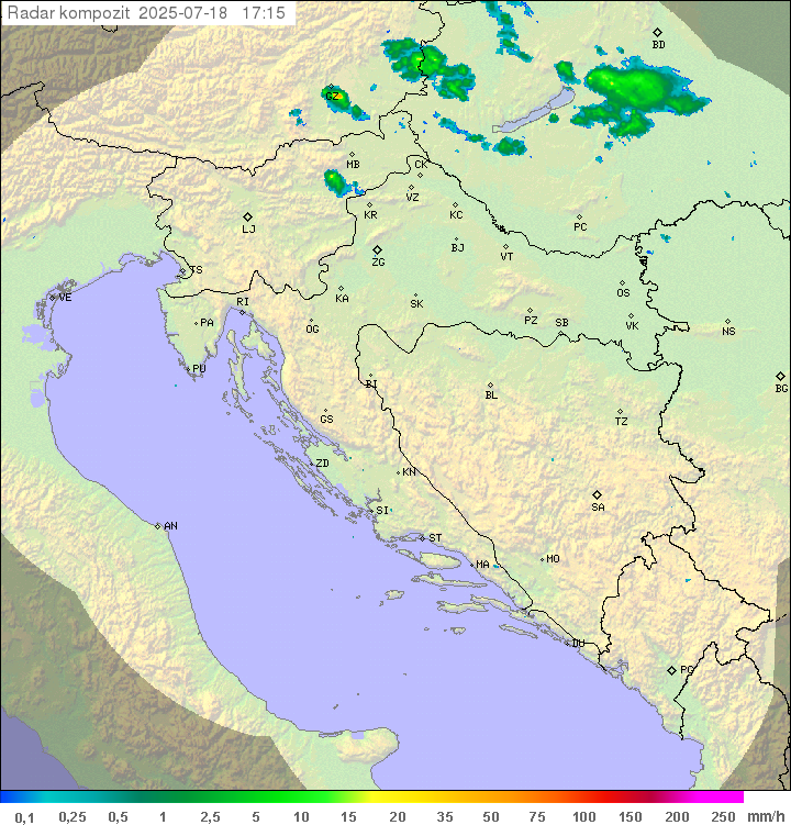 Padavine Hrvaška