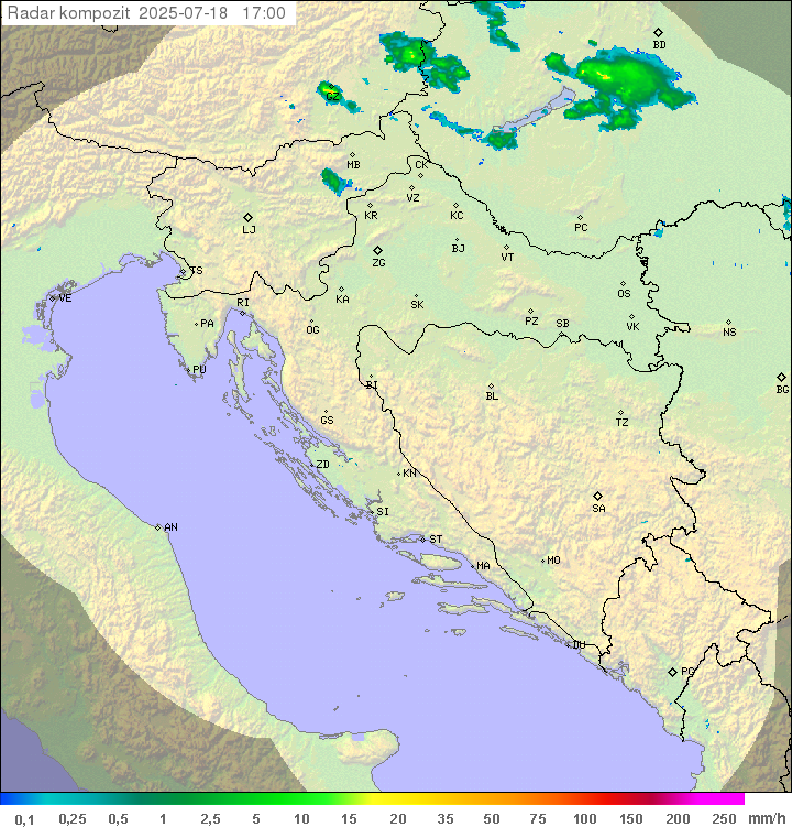 Padavine Hrvaška