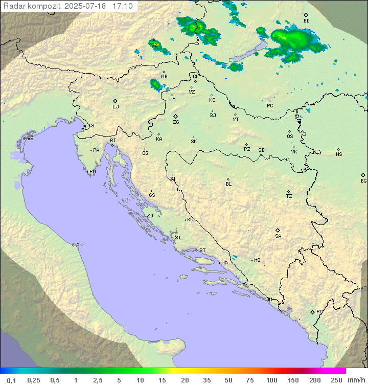Padavine Hrvaška