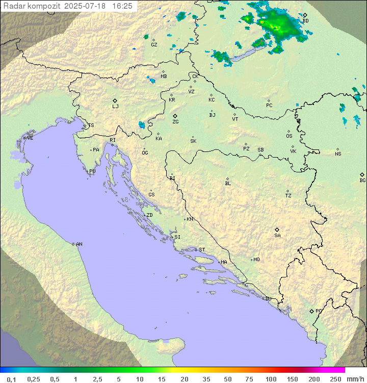 Padavine Hrvaška