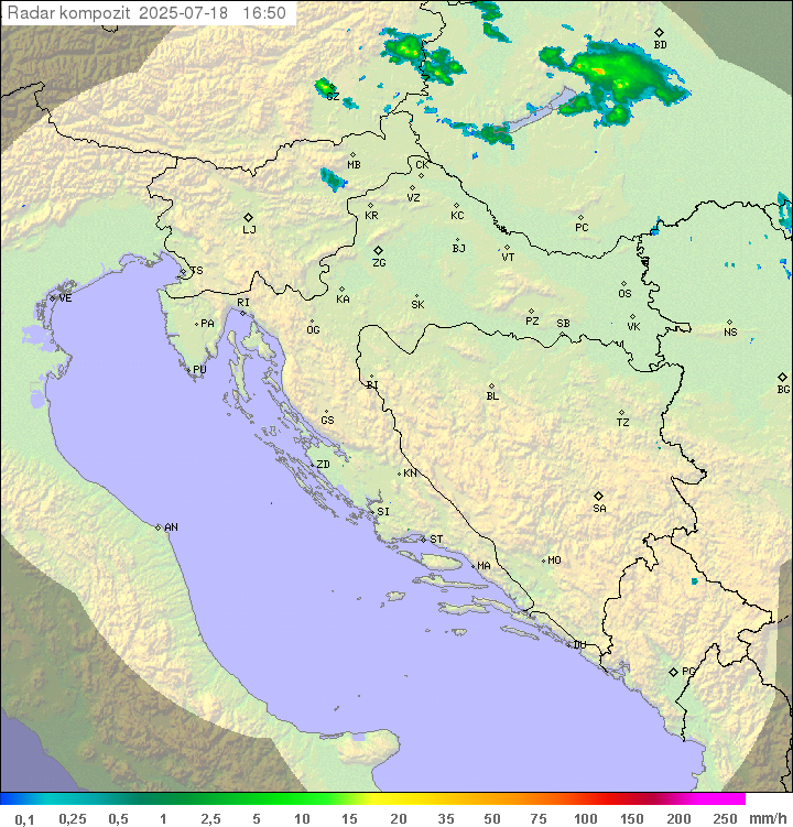 Padavine Hrvaška