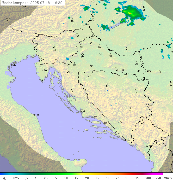 Padavine Hrvaška