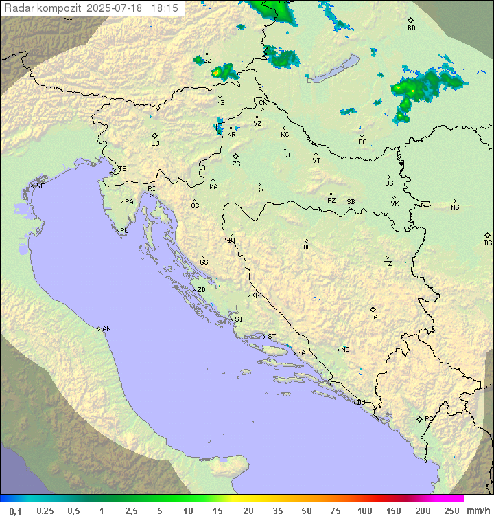 Padavine Hrvaška