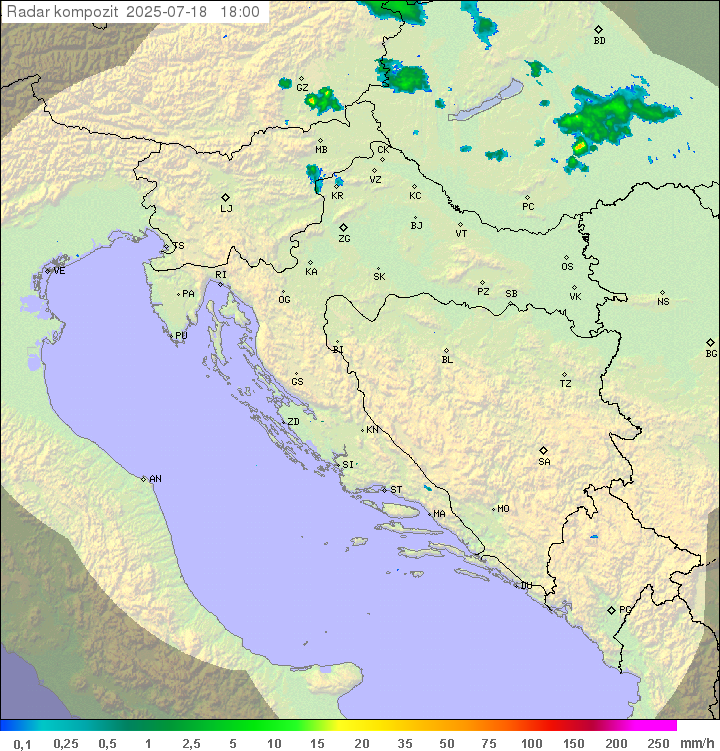 Padavine Hrvaška