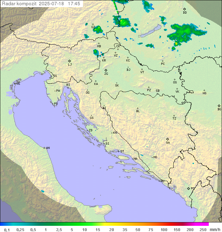 Padavine Hrvaška
