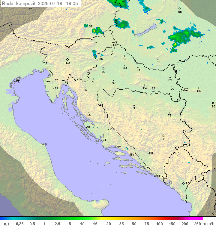 Padavine Hrvaška