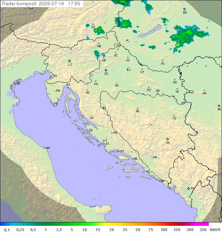 Padavine Hrvaška