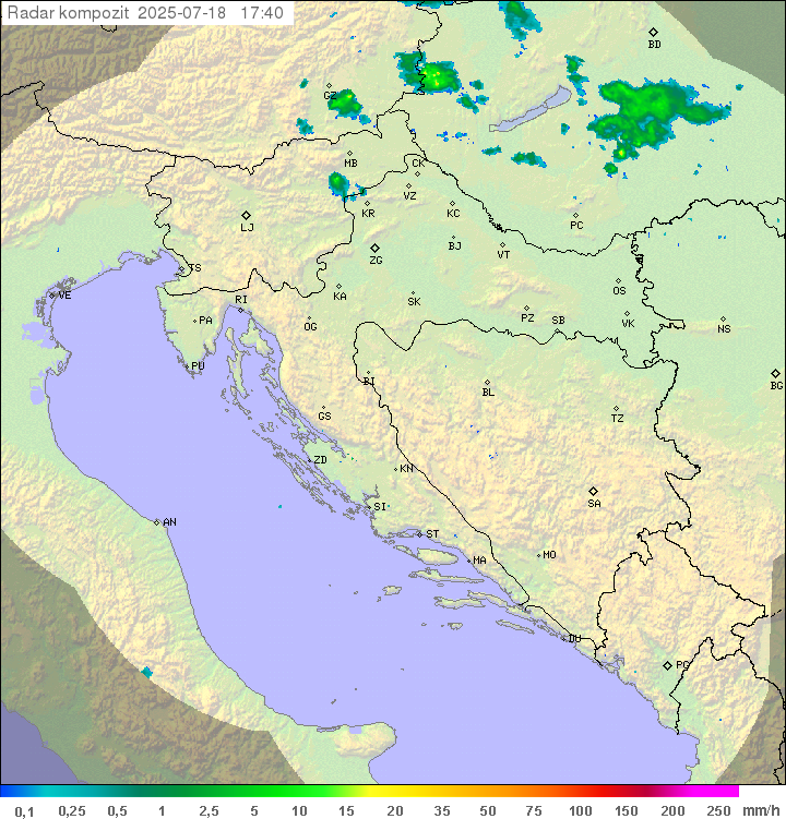 Padavine Hrvaška