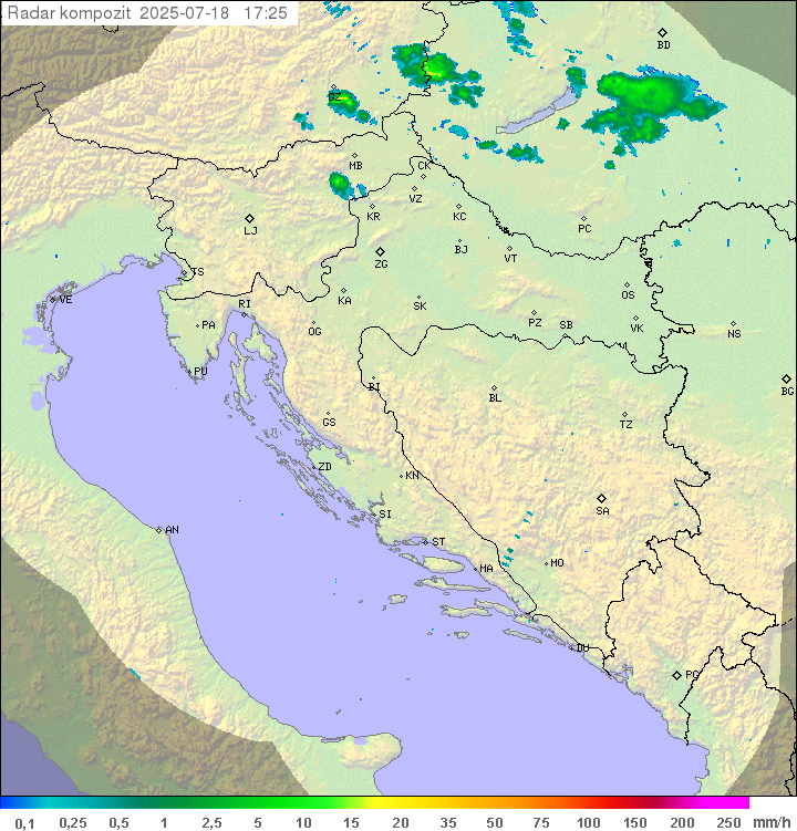 Padavine Hrvaška