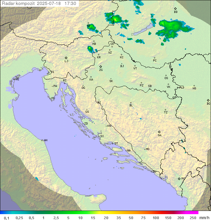 Padavine Hrvaška