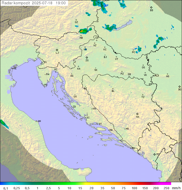 Padavine Hrvaška