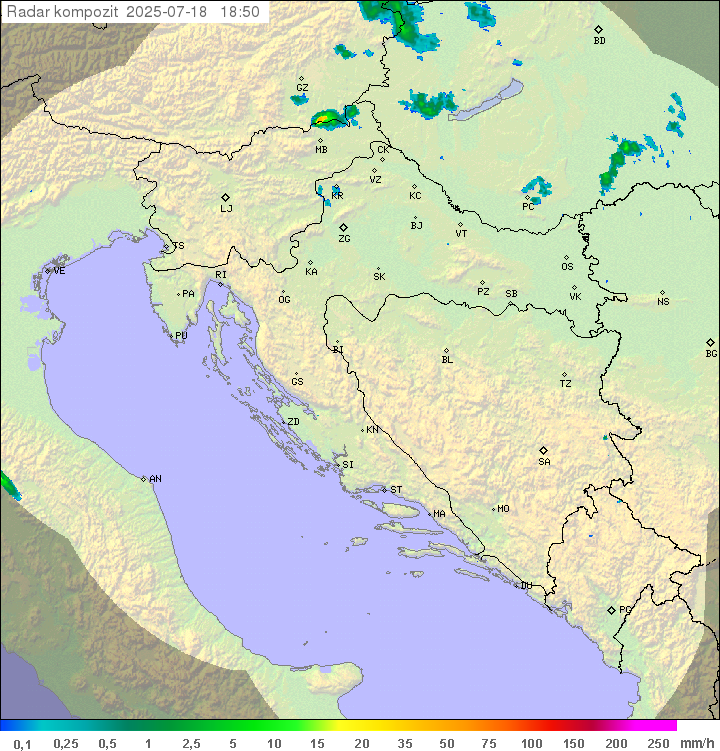 Padavine Hrvaška