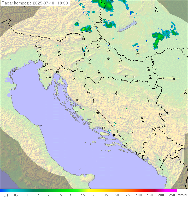Padavine Hrvaška