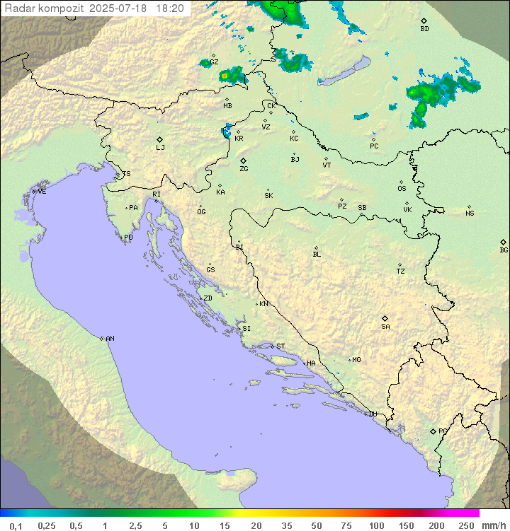 Padavine Hrvaška