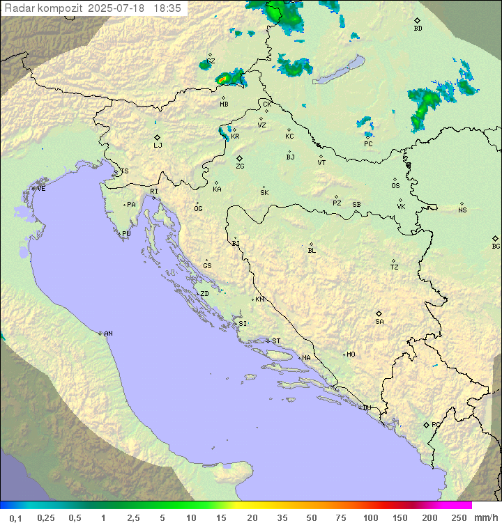 Padavine Hrvaška