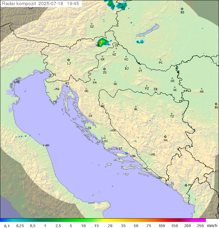 Padavine Hrvaška