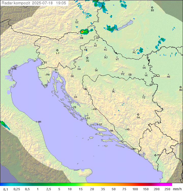 Padavine Hrvaška