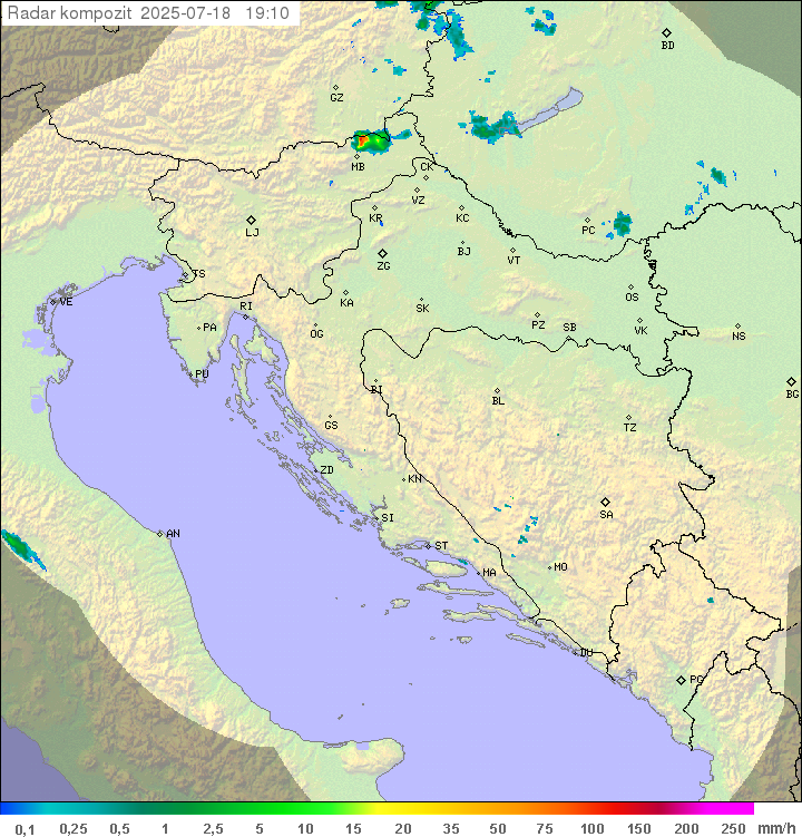 Padavine Hrvaška