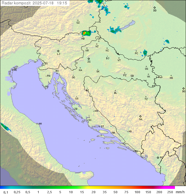 Padavine Hrvaška