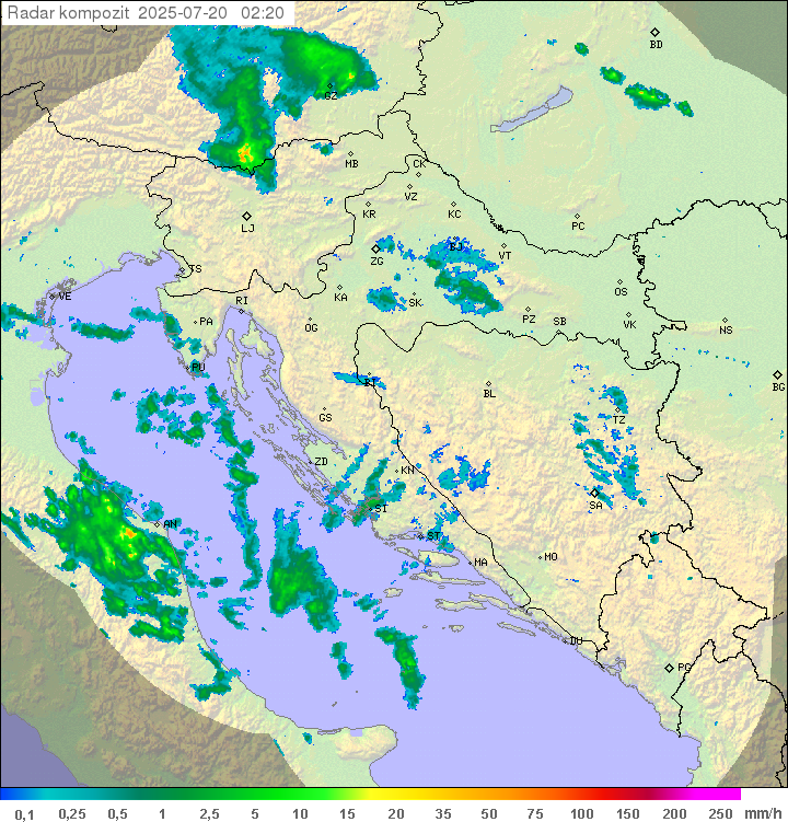 Padavine Hrvaška