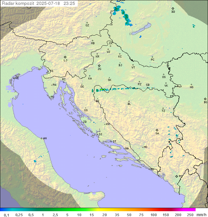 Padavine Hrvaška