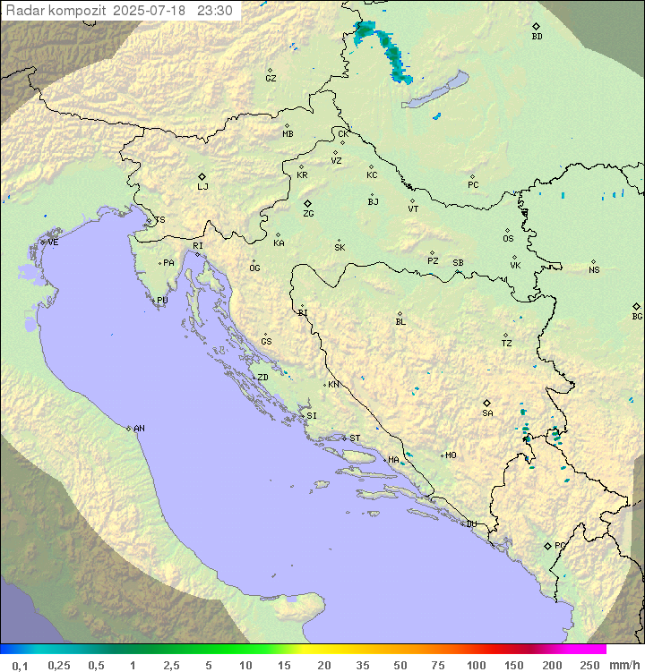 Padavine Hrvaška