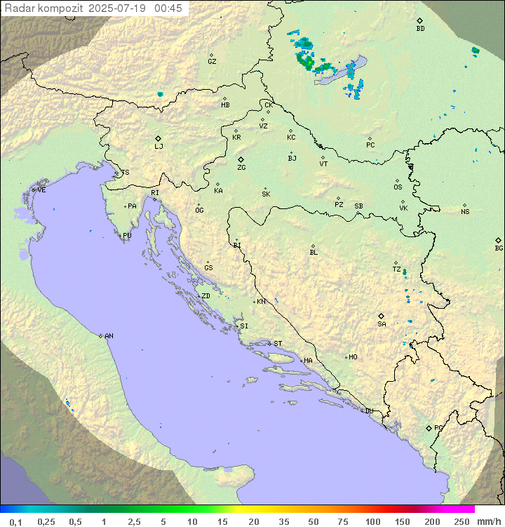 Padavine Hrvaška