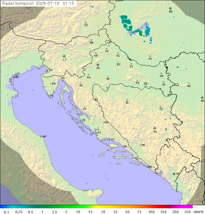 Padavine Hrvaška