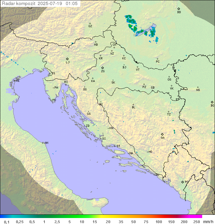 Padavine Hrvaška