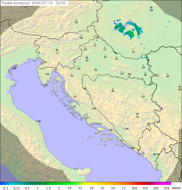 Padavine Hrvaška