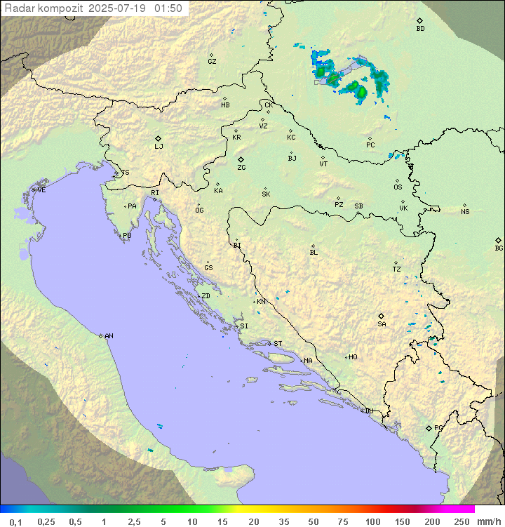 Padavine Hrvaška