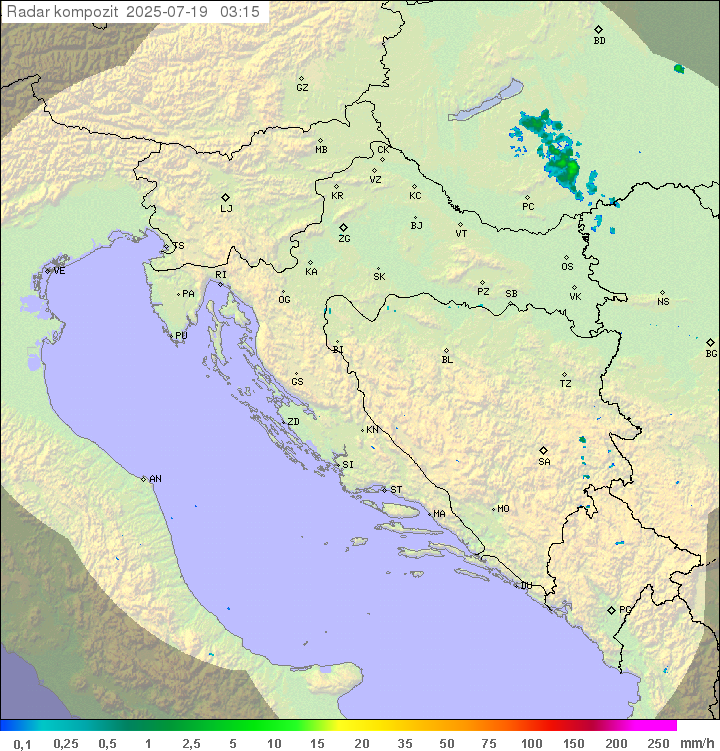 Padavine Hrvaška