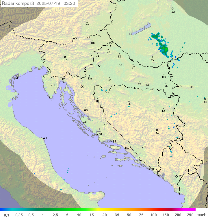 Padavine Hrvaška