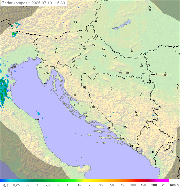 Padavine Hrvaška
