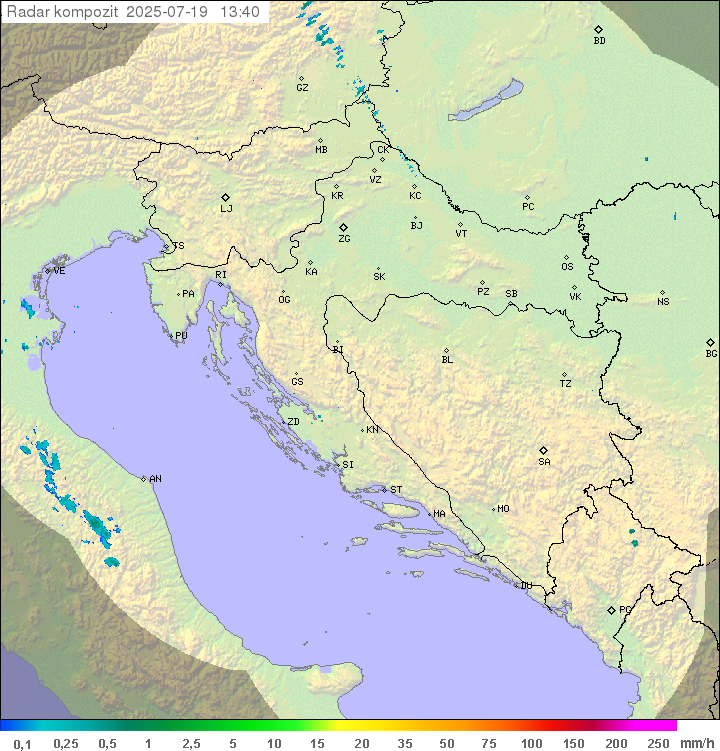 Padavine Hrvaška
