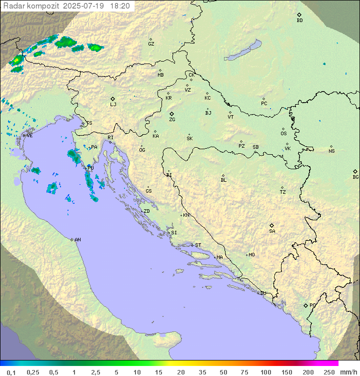 Padavine Hrvaška