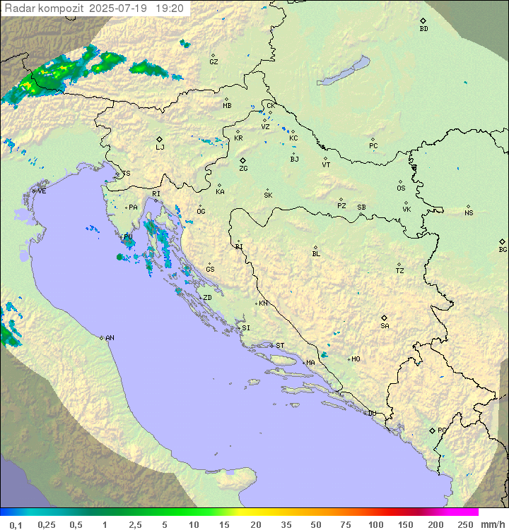 Padavine Hrvaška