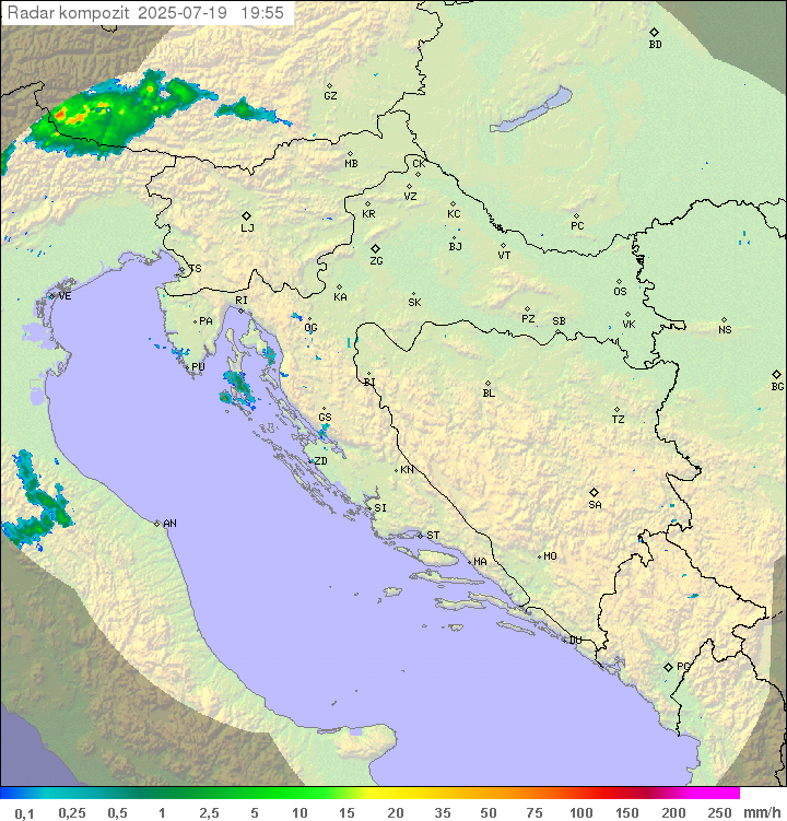 Padavine Hrvaška