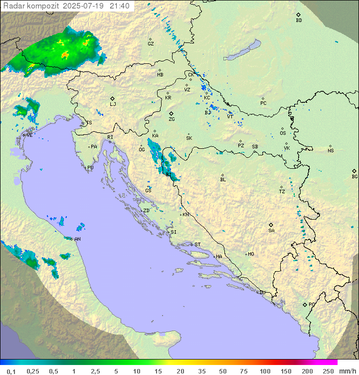 Padavine Hrvaška